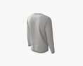 Sweatshirt For Men Mockup 01 White 3Dモデル