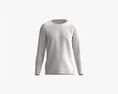 Sweatshirt For Men Mockup 01 White 3D модель
