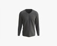 Sweatshirt For Men Mockup 02 Black Modelo 3d