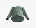 Sweatshirt For Men Mockup 02 Green Square Pattern 3d model