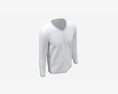 Sweatshirt For Men Mockup 02 White 3D 모델 