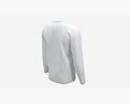 Sweatshirt For Men Mockup 02 White 3d model