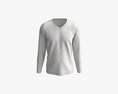 Sweatshirt For Men Mockup 02 White 3d model
