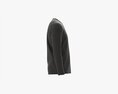 Sweatshirt For Men Mockup 03 Black 3d model
