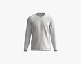Sweatshirt For Men Mockup 03 Black Modello 3D