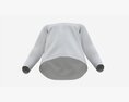 Sweatshirt For Men Mockup 03 White 3Dモデル