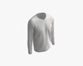 Sweatshirt For Men Mockup 03 White Modelo 3D