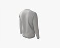 Sweatshirt For Men Mockup 03 White Modello 3D