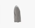 Sweatshirt For Men Mockup 03 White Modèle 3d