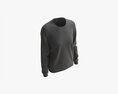Sweatshirt For Women Mockup 01 Black Modello 3D