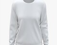 Sweatshirt For Women Mockup 01 White 3d model