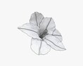 Artificial Lily Flower Modelo 3d
