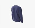 Sweatshirt For Women Mockup 01 Wool Blue 3Dモデル