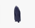 Sweatshirt For Women Mockup 01 Wool Blue 3d model
