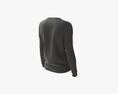 Sweatshirt For Women Mockup 02 Black 3D модель
