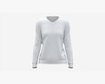 Sweatshirt For Women Mockup 02 White Modèle 3d