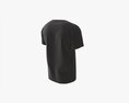 T-shirt For Men Mockup 01 Cotton Black 3D模型