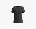 T-shirt For Men Mockup 01 Cotton Black 3Dモデル