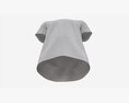 T-shirt For Men Mockup 01 Cotton White 3D模型