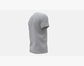 T-shirt For Men Mockup 03 Cotton White 3D模型