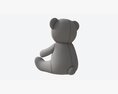 Teddy Bear Toy Soft Modello 3D