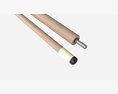Traditional Pool Cue 3D 모델 