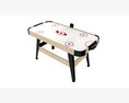 Air Hockey Table With Digital Scoreboard 3d model
