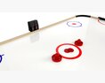 Air Hockey Table With Digital Scoreboard Modello 3D