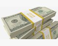 American Dollar Bundles Medium Set 3D модель