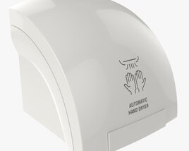 Automatic Air Hand Dryer 3D 모델 