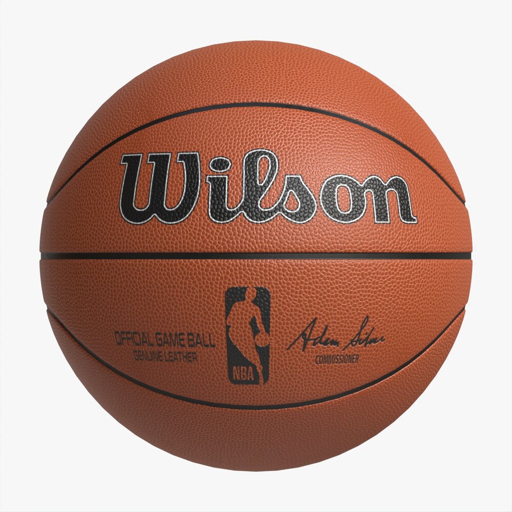 Basketball Official Game Ball Wilson 3Dモデル
