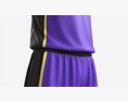 Basketball Uniform Set Purple 3D-Modell