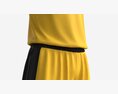 Basketball Uniform Set Yellow 3d model