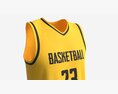Basketball Uniform Set Yellow 3Dモデル
