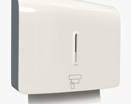Bathroom Tissue Dispenser Wall-Mounted 3D-Modell