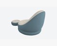 Bestway Inflatable Armchair With Footrest Modello 3D