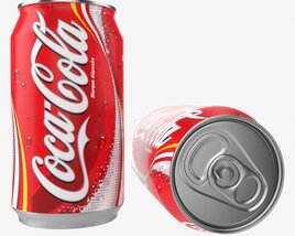 Beverage Can 330ml Coca Cola Modello 3D