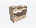 Bunk Bed For Children With Storage 3D 모델 