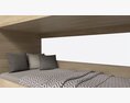 Bunk Bed For Children With Storage And Boxes Modello 3D