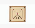 Carrom Board Table Game 3d model