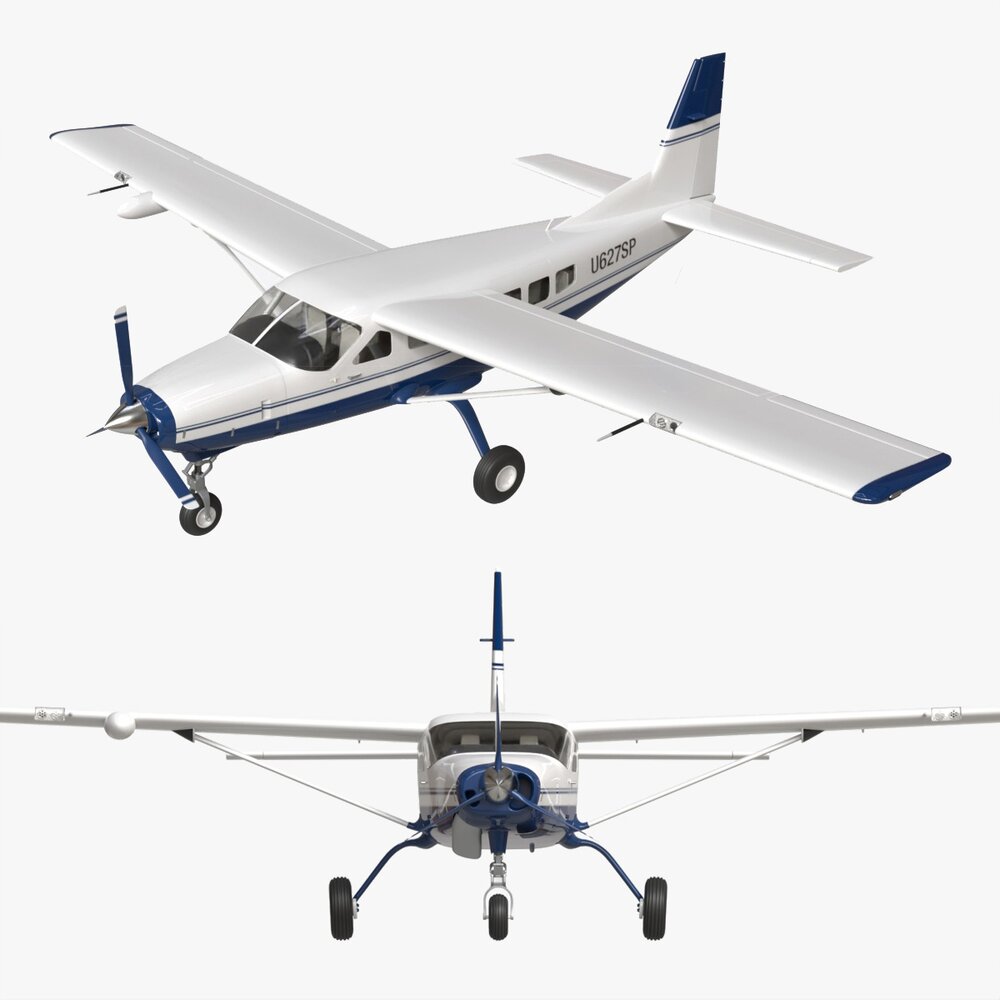 Cessna Caravan Modèle 3D