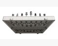 Chessboard Metallic Black White 3D модель