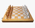 Chessboard Metallic Bronze Modelo 3d