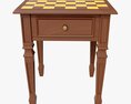 Chess Gaming Table Board Strategy Game Modèle 3d