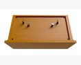 Chess Mechanical Timer Game Clock Wooden 3Dモデル