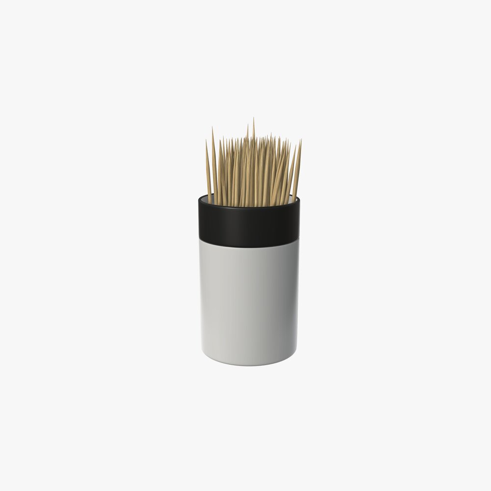 Toothpick With Holder 3D 모델 