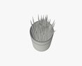 Toothpick With Holder 3d model