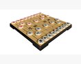 Chinese Chess Xiangqi Board Table Strategy Game Modello 3D