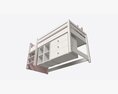 Cilek Montes Loft Bed with Dresser and Shelves Modello 3D