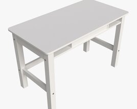 Cilek Montes White Desk 3D模型